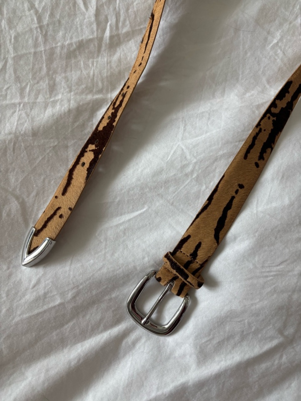 Anthropologie Simple Western Belt Tiger XS - Picture 2 of 4